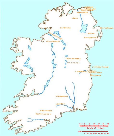 Rivers Of Ireland Map - Storm King's Thunder Map