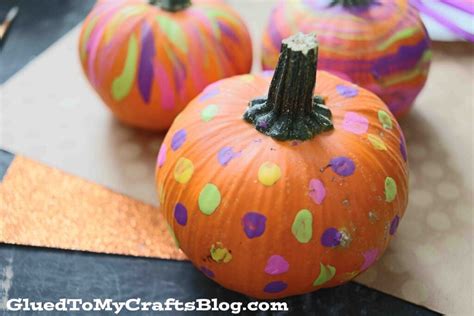 Toddler Fun - Pumpkin Painting Craft Idea For Kids