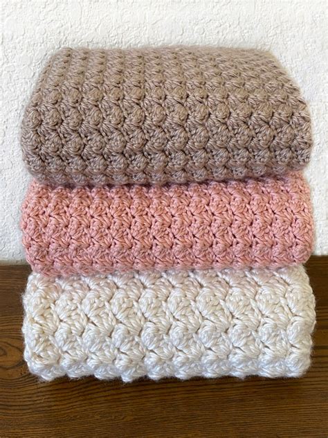 Crochet Baby Blanket Pattern Chunky Crochet Blanket Easy - Etsy