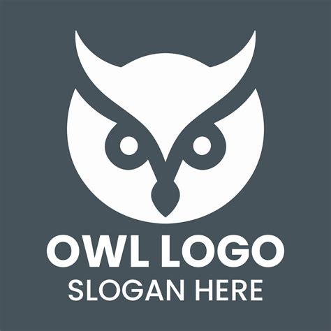 Minimalist owl logo 28071130 Vector Art at Vecteezy