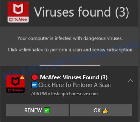 How to get rid of fake "System is infected Click here to scan" pop-up on Windows