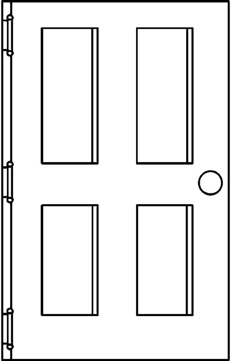 door wood design coloring page