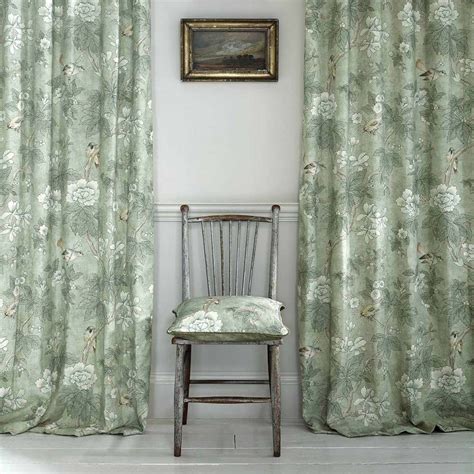 Chiswick Grove Fabric | Sage green curtains, Living room styles, Living ...