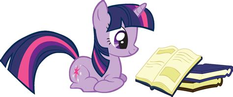 Imagen - FANMADE Twilight Sparkle reading a book.png - My Little Pony: La Magia de la Amistad Wiki