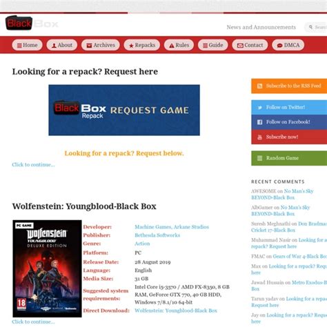 Black Box Repack - Official Black Box Repack site - PC games and PC repacks | Pearltrees