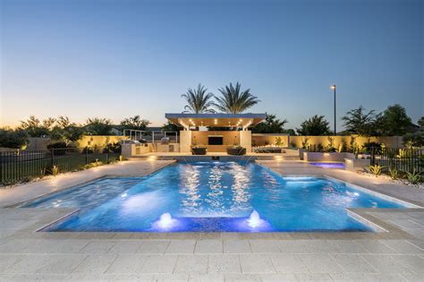 Luxury Pool + Cantilevered Shade Structure | Gilbert Arizona | Premier ...