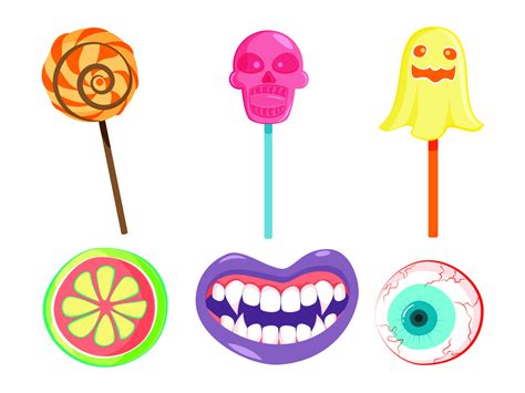 Halloween Candy Set 11895681 Vector Art at Vecteezy