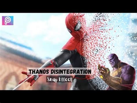 Avengers Thanos Snap Effect in PicsArt #shorts #avengers #thanos # ...