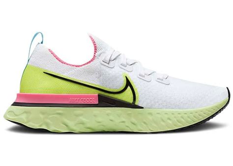 Nike React Infinity Run Flyknit White Volt Pink Blast (Women's) - CZ7993-100 - US