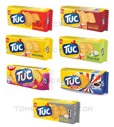 LU Crackers TUC PAPRIKA / ORIGINAL / BACON / BARBECUE / Chili Flavors 100g 3.5oz | eBay