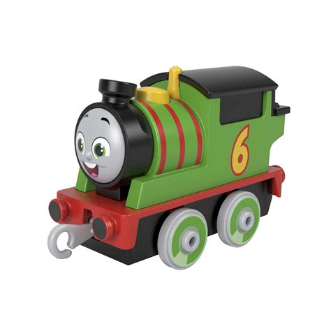 Buy Thomas & Friends Toy Train, Percy Diecast Metal Engine, Push-Along Vehicle for Preschool ...