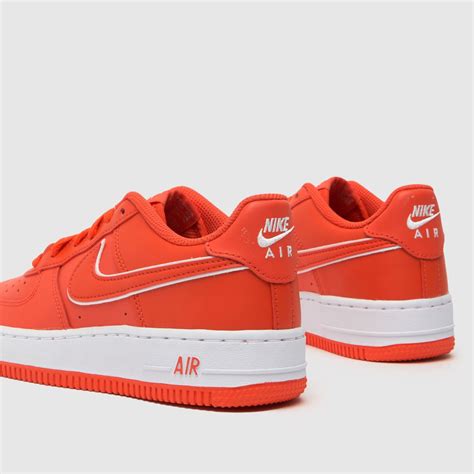 Kids Youth Red Nike Air Force 1 Trainers | schuh