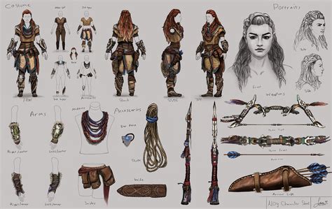 Character Concept Art Sheet