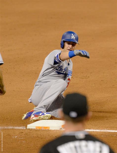 Bellinger slides into third to complete The Cycle - July 15, 2017 Baseball Bases, Baseball Guys ...