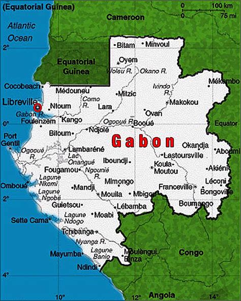 All cities in Gabon on the map. All Gabon cities on the map | Vidiani.com | Maps of all ...