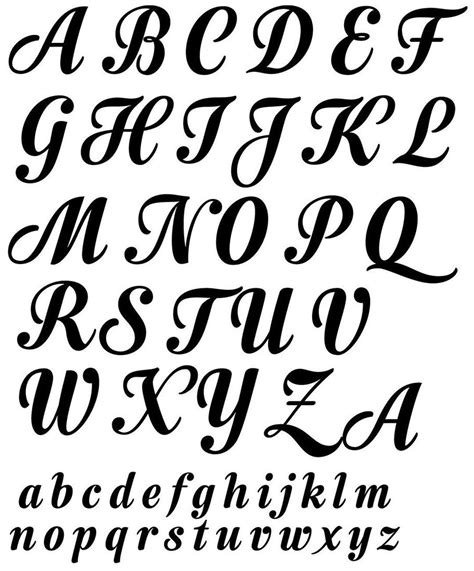 Bold Script Alphabet Monograms Ceramic Decals Enamel Decal - Etsy ...