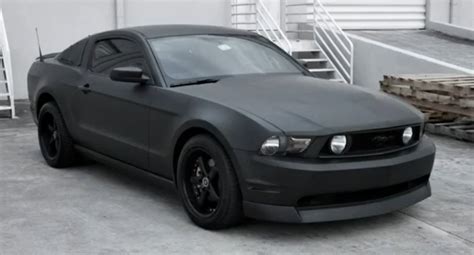 Matte Black ford mustang | Matte black cars, Black mustang, Mustang