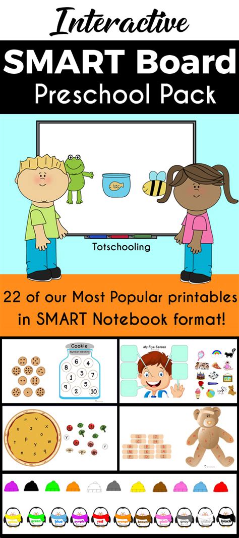 SmartBoard Preschool Interactive Learning Games | Totschooling - Toddler, Preschool ...