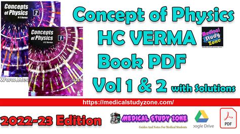 Concept of Physics by H.C Verma Part 1 & 2 Session 2022-23 PDF Free ...