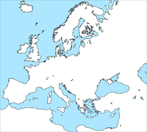 Europe Blank by xGeograd on DeviantArt