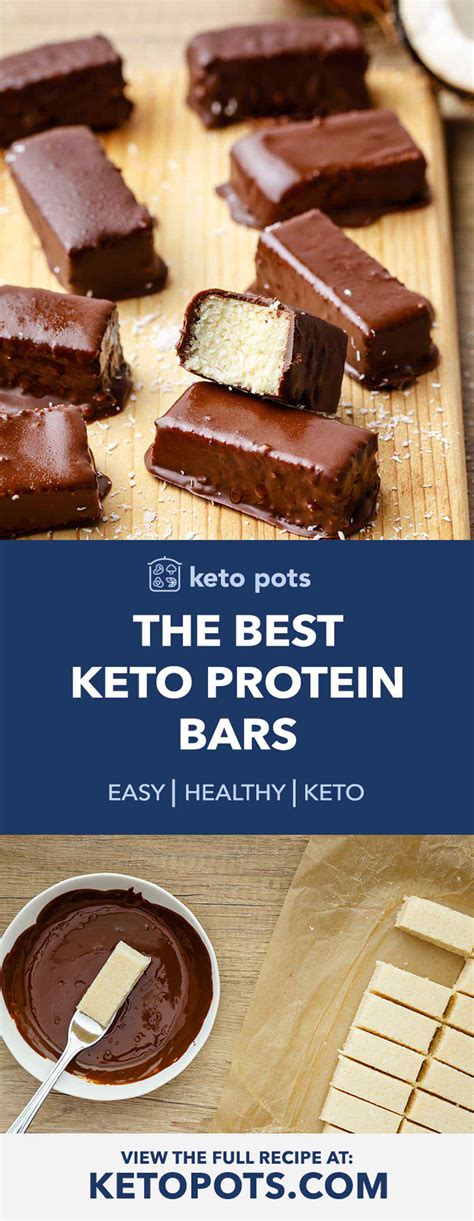 The Best Keto Protein Bars Ever (Save This Recipe) - Keto Pots