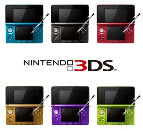 Nintendo 3ds Xl All Colors