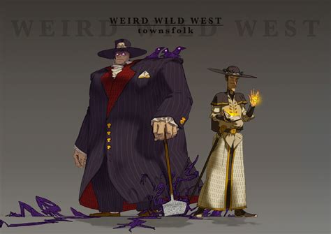 ArtStation - WEIRD WILD WEST , emanuele desiati | Character art ...