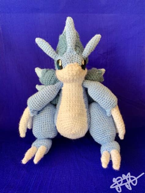 Alolan Sandslash- Handmade Crochet Pokemon Plush Toy MADE TO ORDER | eBay