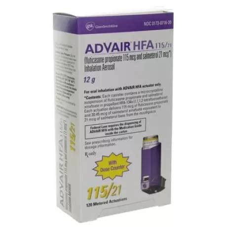 Advair for Dogs and Cats - Fluticasone/Salmeterol Inhaler | VetRxDirect | 115mcg/21mcg