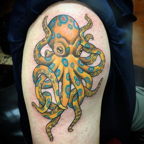 Blue Ringed Octopus Tattoo