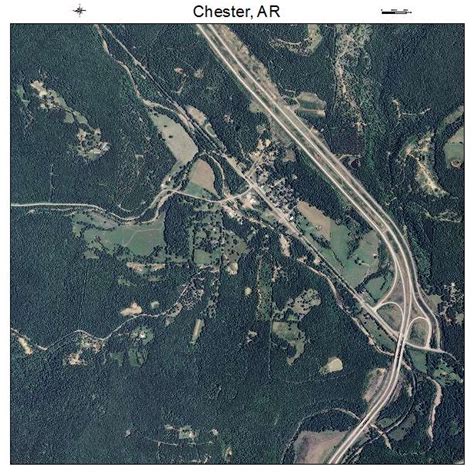 Aerial Photography Map of Chester, AR Arkansas