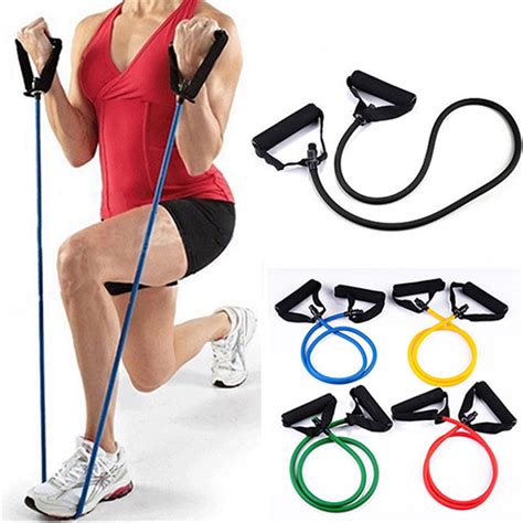 PreAsion Stretch Latex Resistance Arm Exercise Equipments Belt Fitness Training Rope Yoga ...