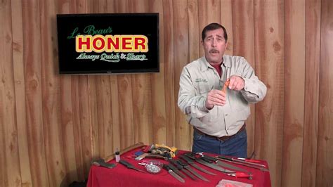 Honer Knife Sharpener Instructional Video - YouTube