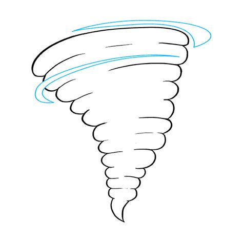 How to Draw a Tornado - Really Easy Drawing Tutorial