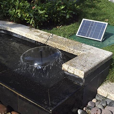 Docooler 17V 10W Solar Power Water Pump for Garden Pond Fountains Landscape