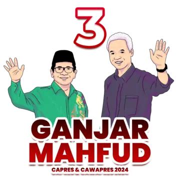 Illustration Of Ganjar Mahfud, Reward, Election 2024, Pdip PNG ...