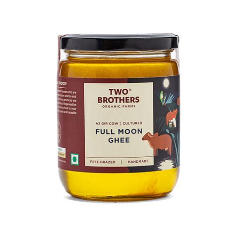 Two Brothers Organic Farms Full Moon A2 Gir Ghee (Cow) - Pack of 2 Price - Buy Online at Best ...