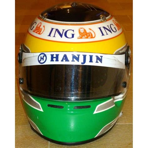 2007 Giancarlo Fisichella race used helmet - FormulaSports