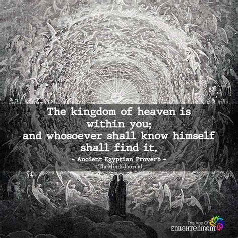 The Kingdom Of Heaven Is Within You | Kingdom of heaven, Wisdom quotes, Spiritual quotes