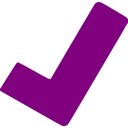Purple check mark icon - Free purple check mark icons