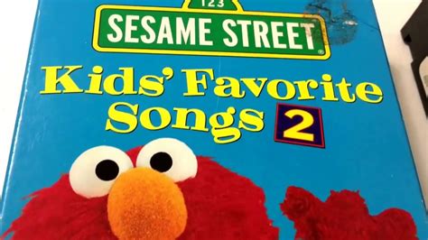 Sesame Street Elmo World Vhs Lot