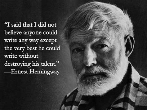 Ernest Hemingway About Writing Quotes. QuotesGram