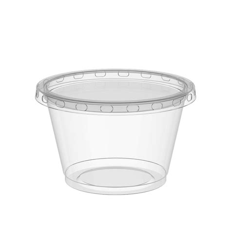 Cosmoplast Wholesale Plastic Sauce Cups 4 oz Clear with Clear Lids 2000 ...