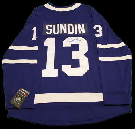 Mats Sundin Signed Autograph Toronto Maple Leafs Jersey - Etsy