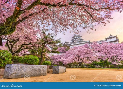 Himeji, Japan at Himeji Castle in Spring Stock Image - Image of castle, himeji: 170823903