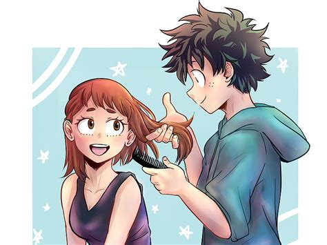 Midoriya Ochaco Uraraka Deku And Uraraka Wallpaper There are 134 ochako ...