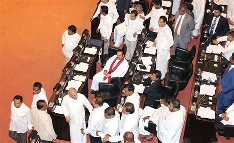 Amid Political Crisis, Sri Lanka Parliament Adjourned In Just 5 Minutes