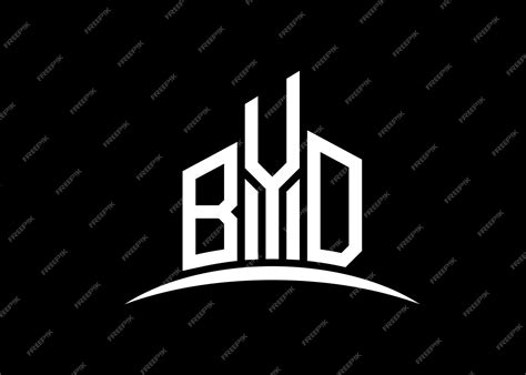 Premium Vector | Letter byd building vector monogram logo design ...