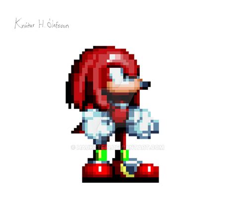 Sonic Mania: Knuckles by Haukztein on DeviantArt