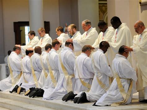 The ordination of nine priests